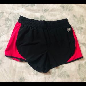 Fila Black and Pink shorts